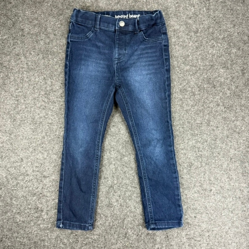 Jumping Beans Girls Jeggings Dark Wash Denim Pants‎ Size 5T Kids Clothes